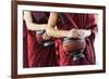 South East Asia, Myanmar, Bago, Kha Khat Wain Kyaung Monastery, Meal Time-Christian Kober-Framed Photographic Print