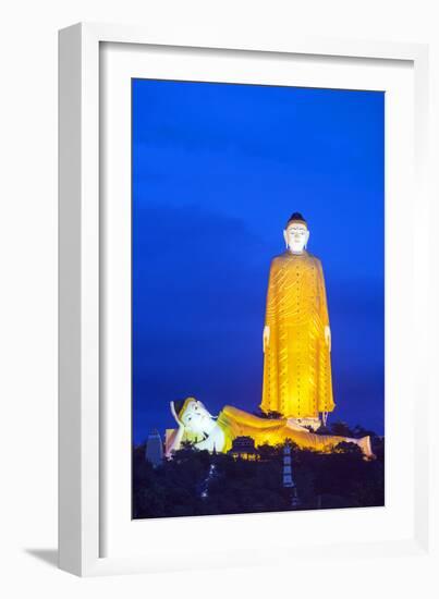 South East Asia, Myanmar, Monywa, Bodhi Tataung, Largest Buddha Statue in the World-Christian Kober-Framed Photographic Print