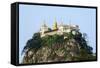 South East Asia, Myanmar, Mt Popa, Buddhist Temple on Popa Taung Kalat-Christian Kober-Framed Stretched Canvas