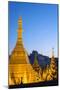 South East Asia, Myanmar, Yangon, Sule Paya Pagoda-Christian Kober-Mounted Photographic Print