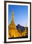 South East Asia, Myanmar, Yangon, Sule Paya Pagoda-Christian Kober-Framed Photographic Print