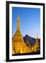 South East Asia, Myanmar, Yangon, Sule Paya Pagoda-Christian Kober-Framed Photographic Print