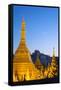 South East Asia, Myanmar, Yangon, Sule Paya Pagoda-Christian Kober-Framed Stretched Canvas