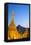 South East Asia, Myanmar, Yangon, Sule Paya Pagoda-Christian Kober-Framed Stretched Canvas