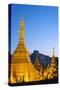 South East Asia, Myanmar, Yangon, Sule Paya Pagoda-Christian Kober-Stretched Canvas