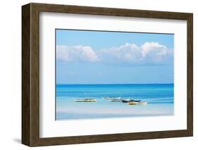 South East Asia, Philippines, the Visayas, Cebu, Bantayan Island, Paradise Beach-Christian Kober-Framed Photographic Print