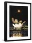 South East Asia, Singapore, Art Science Museum and Full Moon-Christian Kober-Framed Photographic Print