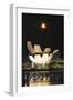 South East Asia, Singapore, Art Science Museum and Full Moon-Christian Kober-Framed Photographic Print