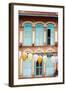 South East Asia, Singapore, Chinatown, Shutters on Colonial Building-Christian Kober-Framed Photographic Print