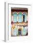 South East Asia, Singapore, Chinatown, Shutters on Colonial Building-Christian Kober-Framed Photographic Print