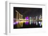 South East Asia, Singapore, Marina Bay Sands and Art Science Museum-Christian Kober-Framed Photographic Print