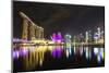 South East Asia, Singapore, Marina Bay Sands and Art Science Museum-Christian Kober-Mounted Photographic Print