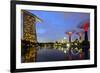 South East Asia, Singapore, South East Asia, Singapore, Gardens by the Bay and Marina Bay Sands-Christian Kober-Framed Photographic Print