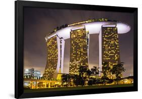 South East Asia, Singapore, South East Asia, Singapore, Marina Bay Sands-Christian Kober-Framed Photographic Print