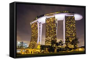 South East Asia, Singapore, South East Asia, Singapore, Marina Bay Sands-Christian Kober-Framed Stretched Canvas