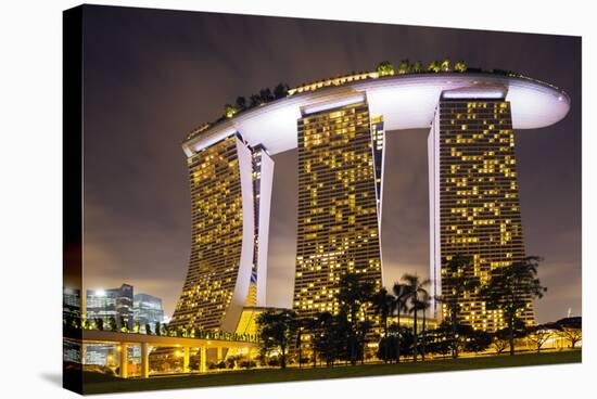 South East Asia, Singapore, South East Asia, Singapore, Marina Bay Sands-Christian Kober-Stretched Canvas