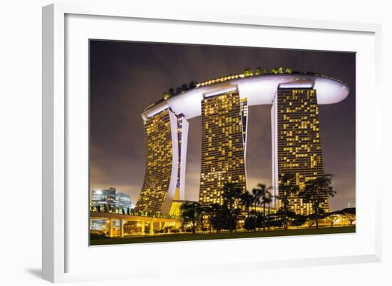 South East Asia, Singapore, South East Asia, Singapore, Marina Bay Sands-Christian Kober-Framed Photographic Print