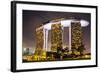 South East Asia, Singapore, South East Asia, Singapore, Marina Bay Sands-Christian Kober-Framed Photographic Print