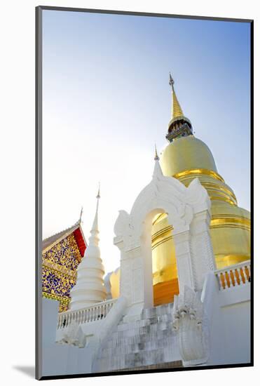 South East Asia, Thailand, Lanna, Chiang Mai, Wat Wat Suan Dok-Alex Robinson-Mounted Photographic Print