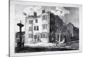 South-east view of Horns Tavern, Kennington, Lambeth, London, c1790-Anon-Stretched Canvas