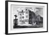 South-east view of Horns Tavern, Kennington, Lambeth, London, c1790-Anon-Framed Giclee Print