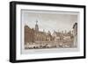 South-East View of Lambeth Palace from the Churchyard, London, 1828-John Chessell Buckler-Framed Giclee Print