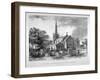 South-East View of St Mary's Church, Stoke Newington, London, 1842-JR Jobbins-Framed Giclee Print