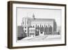 South-East View of Temple Church, City of London, 1737-Benjamin Cole-Framed Giclee Print