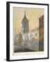 South-East View of the Church of St Margaret Lothbury, City of London, 1815-William Pearson-Framed Giclee Print