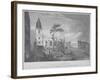 South-East View of the Church of St Michael, Crooked Lane, City of London, 1830-John Wells-Framed Giclee Print