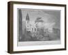 South-East View of the Church of St Michael, Crooked Lane, City of London, 1830-John Wells-Framed Giclee Print