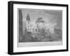 South-East View of the Church of St Michael, Crooked Lane, City of London, 1830-John Wells-Framed Giclee Print