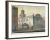 South-East View of the Church of St Stephen, Coleman Street, City of London, 1815-William Pearson-Framed Giclee Print