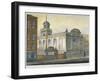 South-East View of the Church of St Stephen, Coleman Street, City of London, 1815-William Pearson-Framed Giclee Print