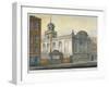 South-East View of the Church of St Stephen, Coleman Street, City of London, 1815-William Pearson-Framed Giclee Print