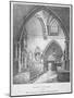 South-East View of the Interior of the Church of St Giles Without Cripplegate, City of London, 1825-null-Mounted Giclee Print