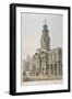 South-East View of the Royal Exchange's South Front, City of London, 1812-Thomas Sutherland-Framed Giclee Print