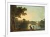 South East View of Wilton from across the River-Richard Wilson-Framed Giclee Print