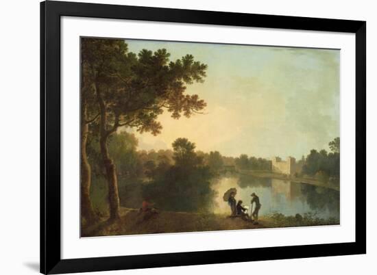 South East View of Wilton from across the River-Richard Wilson-Framed Giclee Print