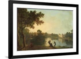 South East View of Wilton from across the River-Richard Wilson-Framed Giclee Print