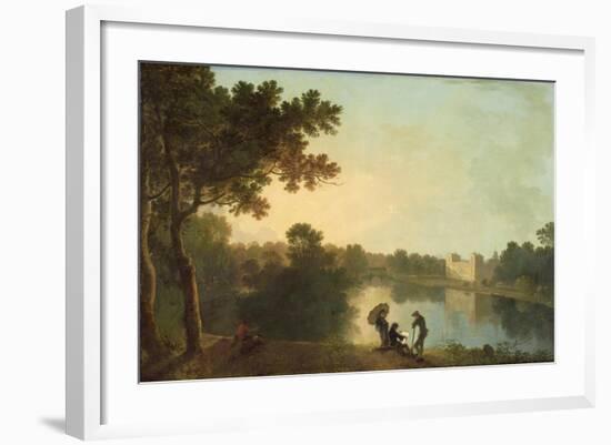 South East View of Wilton from across the River-Richard Wilson-Framed Giclee Print