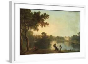 South East View of Wilton from across the River-Richard Wilson-Framed Giclee Print