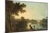 South East View of Wilton from across the River-Richard Wilson-Mounted Giclee Print