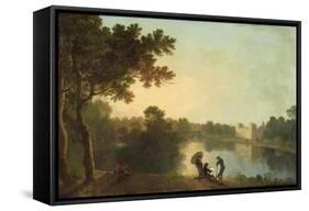 South East View of Wilton from across the River-Richard Wilson-Framed Stretched Canvas