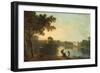 South East View of Wilton from across the River-Richard Wilson-Framed Giclee Print