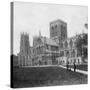 South-East View of York Minster, Yorkshire, Late 19th or Early 20th Century-null-Stretched Canvas