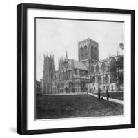 South-East View of York Minster, Yorkshire, Late 19th or Early 20th Century-null-Framed Giclee Print