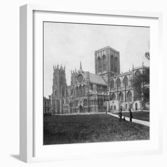 South-East View of York Minster, Yorkshire, Late 19th or Early 20th Century-null-Framed Giclee Print