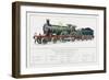 South Eastern and Chatham Railway Express Loco No 735-W.j. Stokoe-Framed Art Print