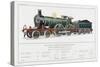 South Eastern and Chatham Railway Express Loco No 735-W.j. Stokoe-Stretched Canvas
